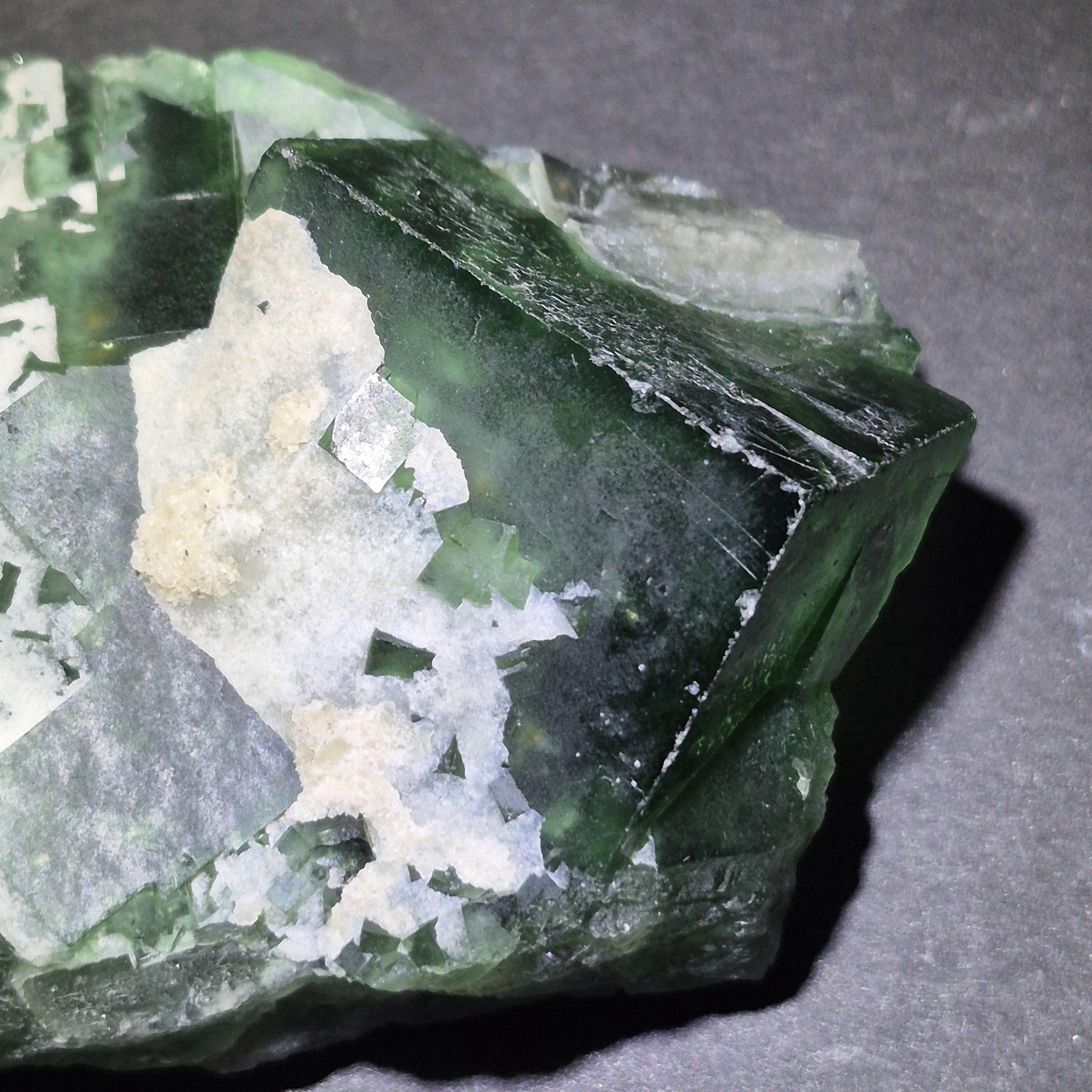 Green Fluorite Raw Crystal | Natural Green Fluorite Specimen | Collector’s Raw Fluorite