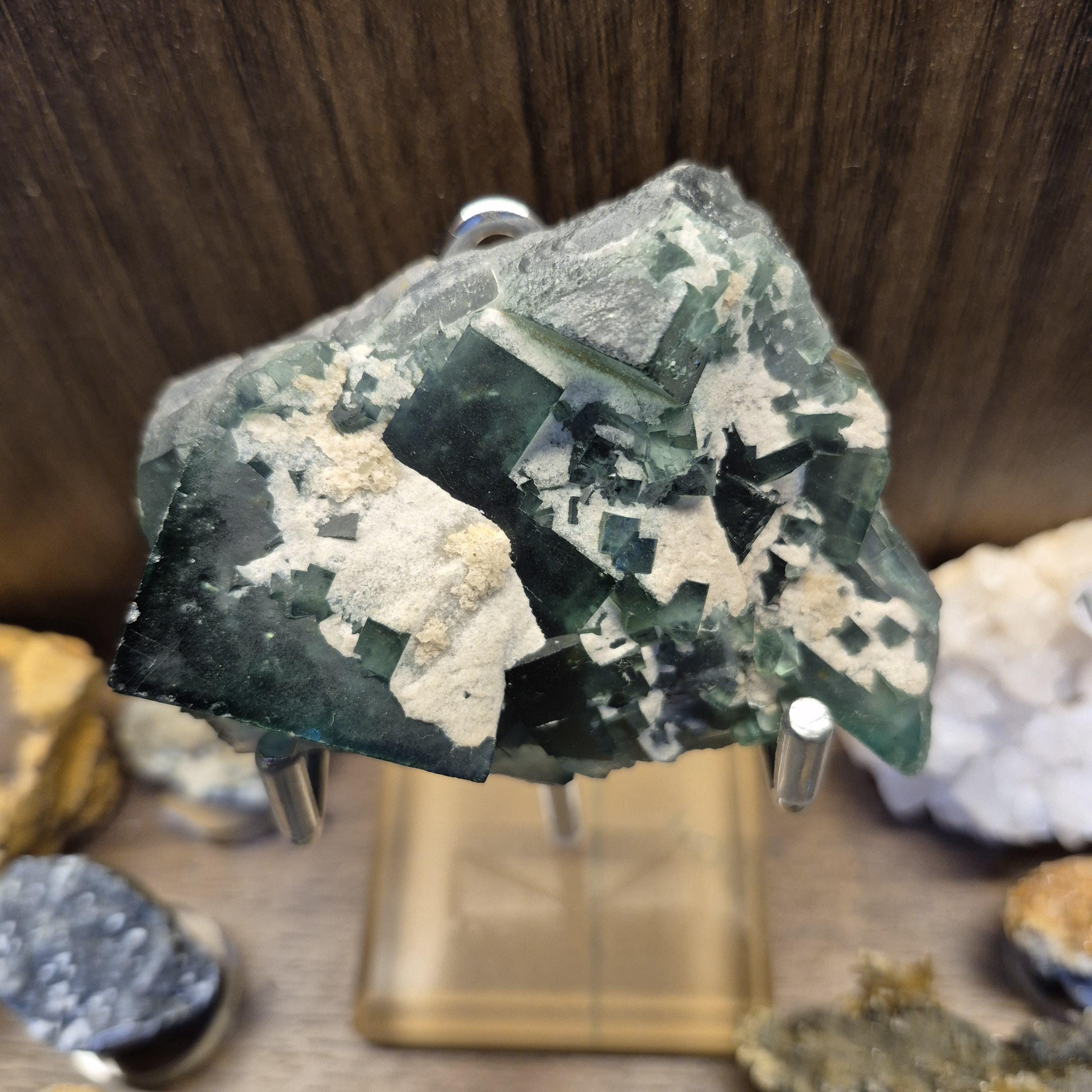Green Fluorite Raw Crystal | Natural Green Fluorite Specimen | Collector’s Raw Fluorite