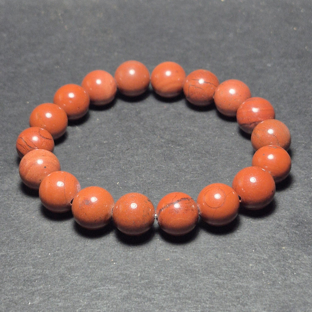 Red Marble Bracelet - Natural Energy Bracelet