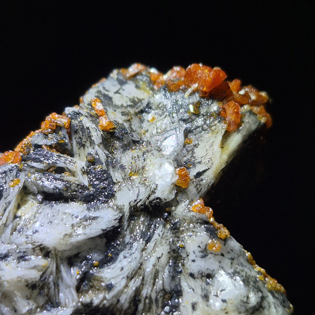 Brilliant Red Vanadinite Crystals, Raw Mineral Specimen