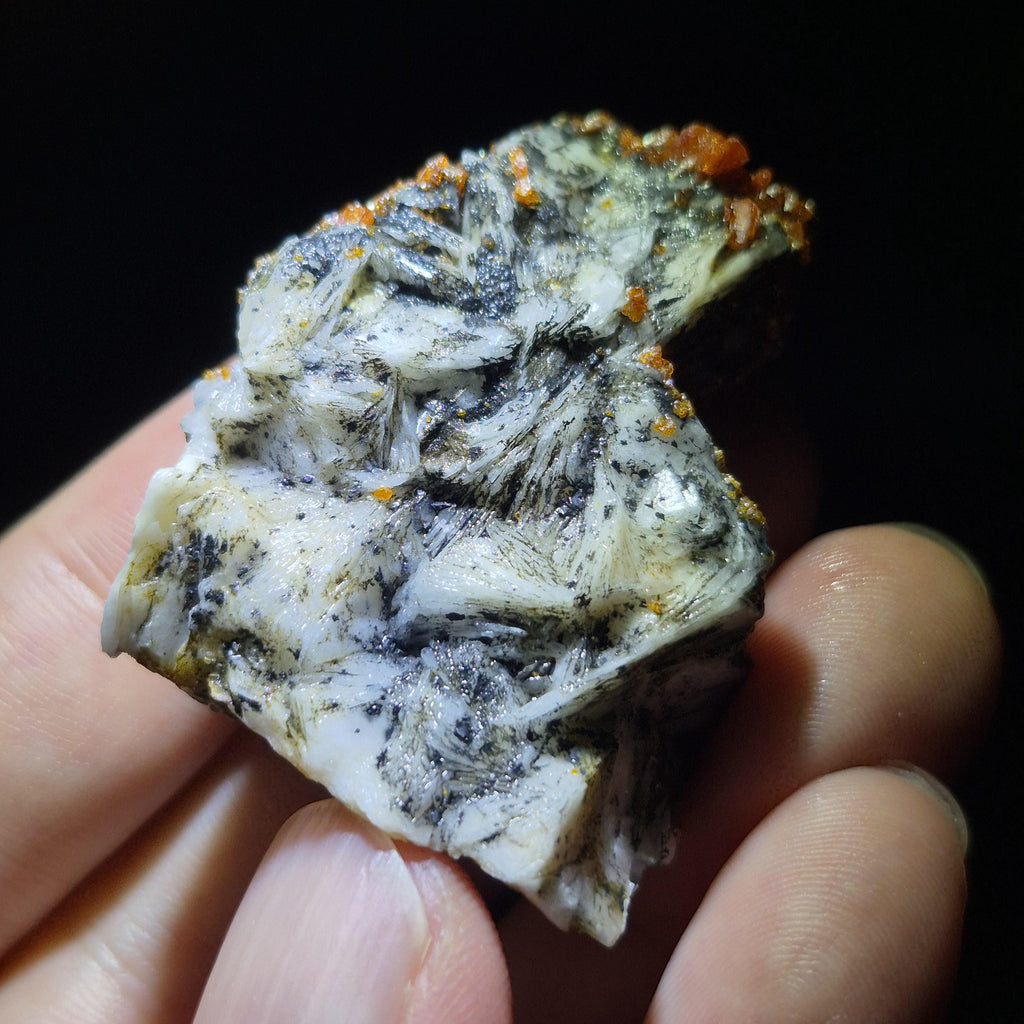 Brilliant Red Vanadinite Crystals, Raw Mineral Specimen