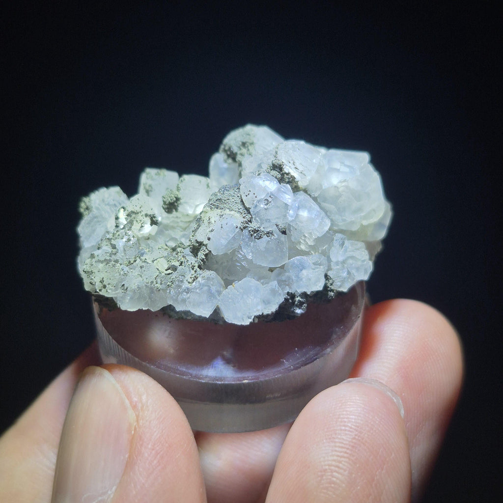 Natural White Calcite Crystal Cluster – Raw Mineral Specimen