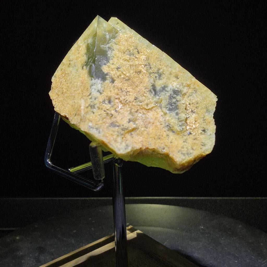 Green Fluorite Crystal Pyramid, Transparent Fluorite Point, Energy Crystal Gift