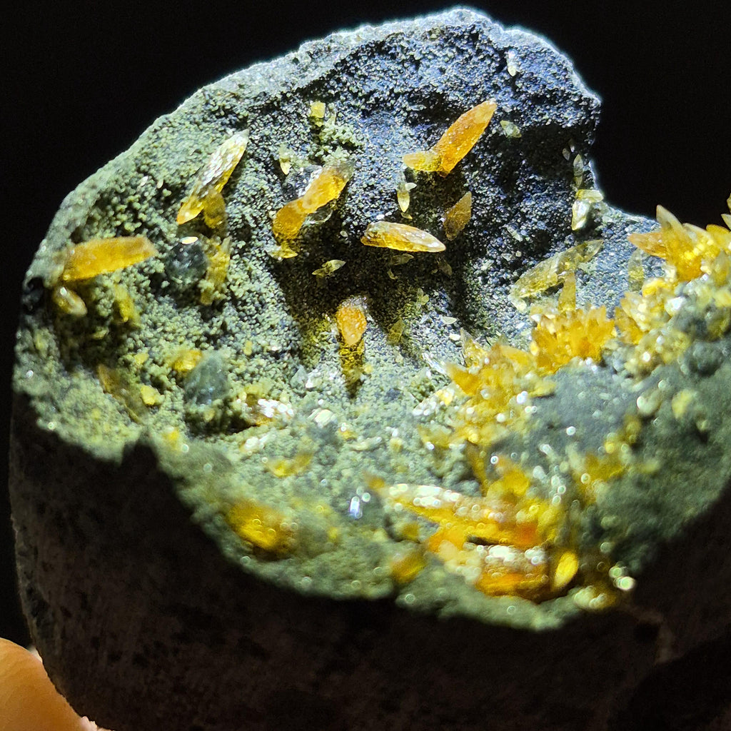 Golden Calcite Crystal – Raw Stone for Collector or Decor