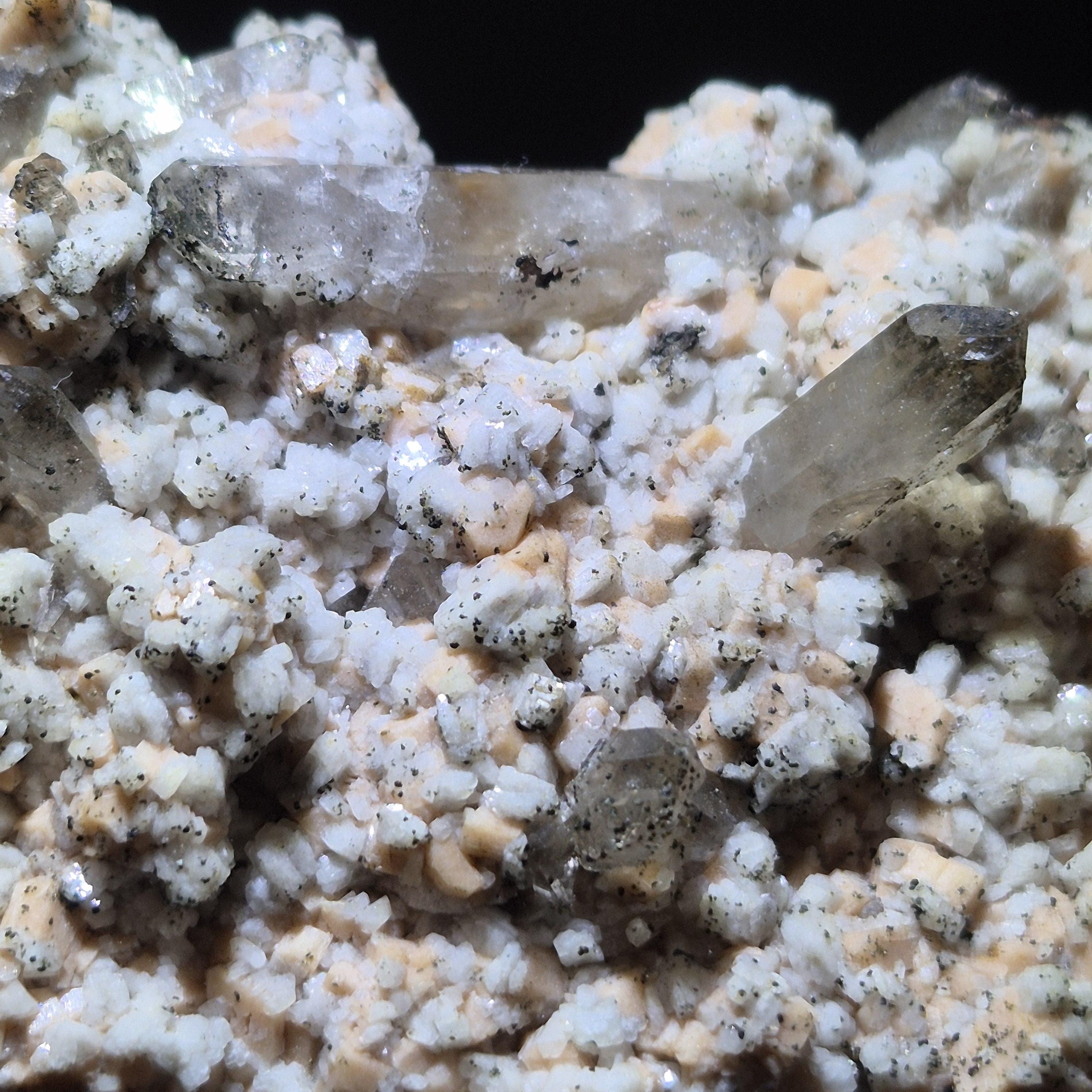 Feldspar with Quartz Cluster – Natural Mineral Specimen - Collectible Mineral for Display