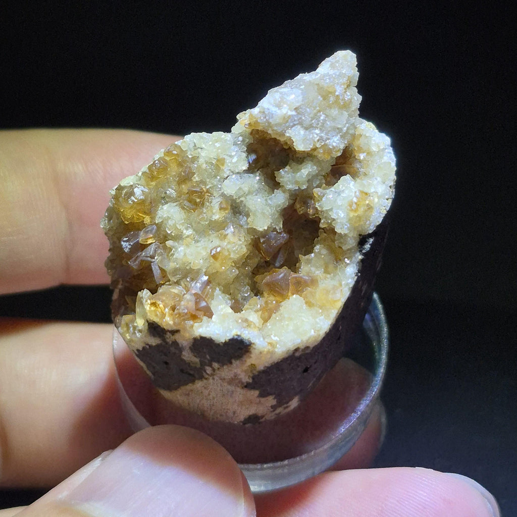 Honey Calcite Crystal Cluster, Raw Calcite Stone for Mineral Collection