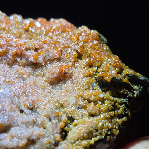 Brilliant Red Vanadinite Crystals, Raw Mineral Specimen