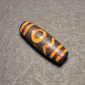 Tibet 1 Eye Dzi Bead, Weathered One Eye Dzi, Wisdom Protection Amulet
