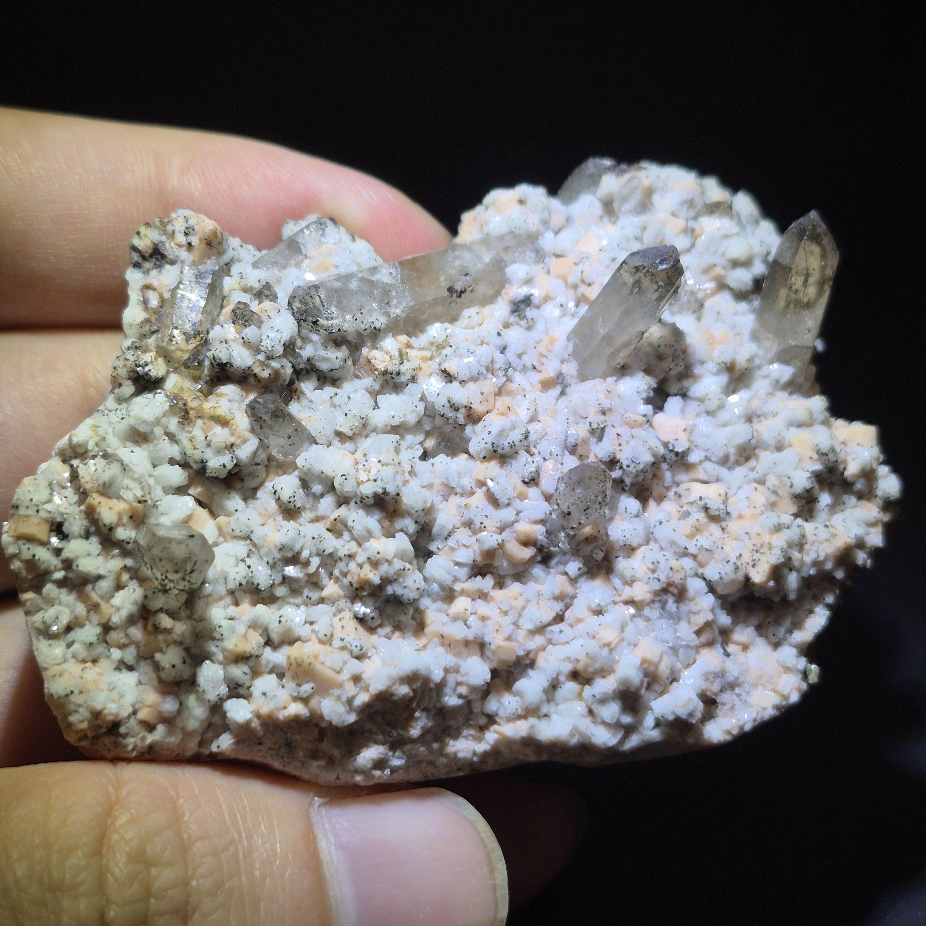 Feldspar with Quartz Cluster – Natural Mineral Specimen - Collectible Mineral for Display