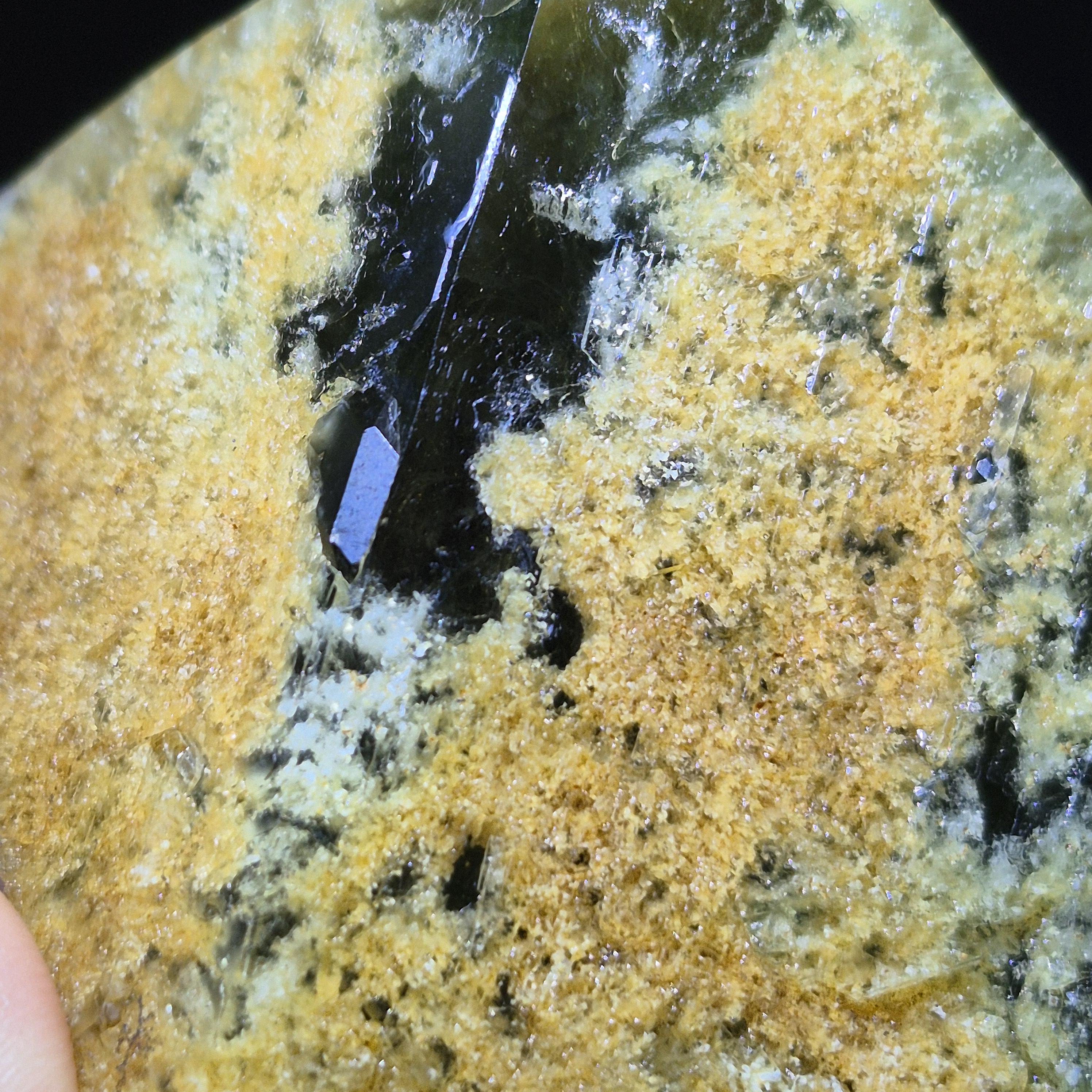 Green Fluorite Crystal Pyramid, Transparent Fluorite Point, Energy Crystal Gift