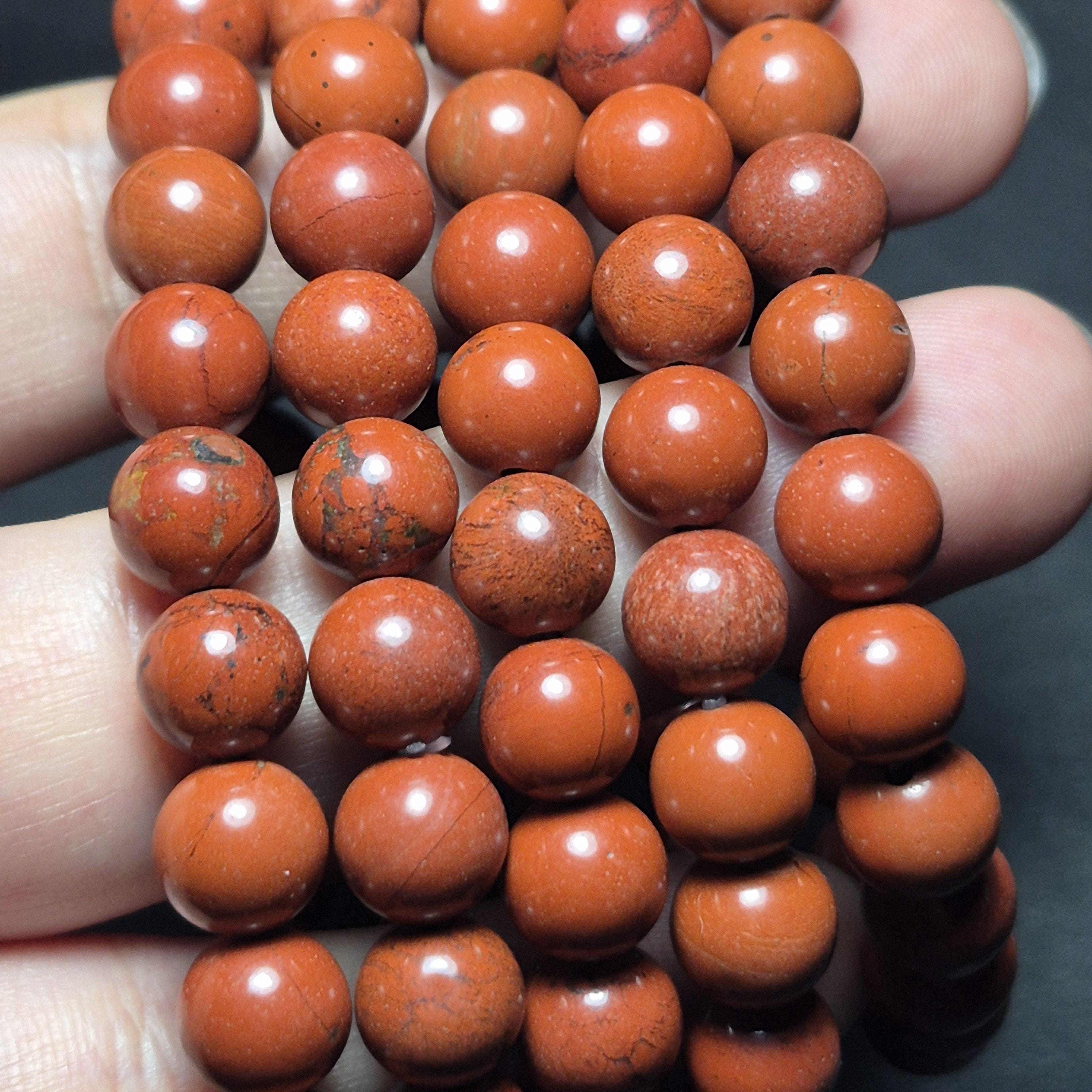 Red Marble Bracelet - Natural Energy Bracelet