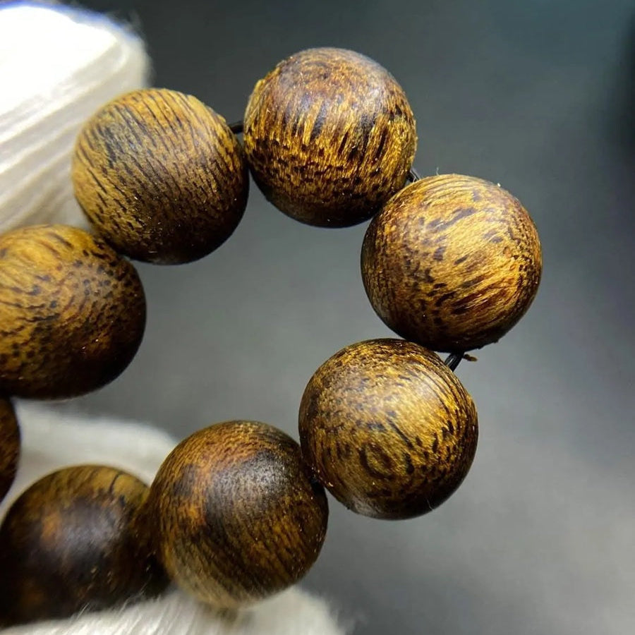 10mm Premium Kyara Agarwood Bracelet, Natural Agarwood Bead, OUD Seductive Fragrance