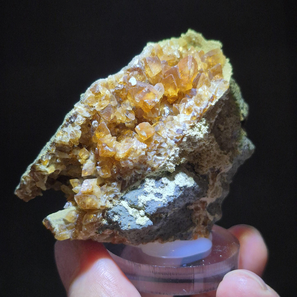 Honey Orange Calcite Mineral Specimen – Raw Crystal Mountain