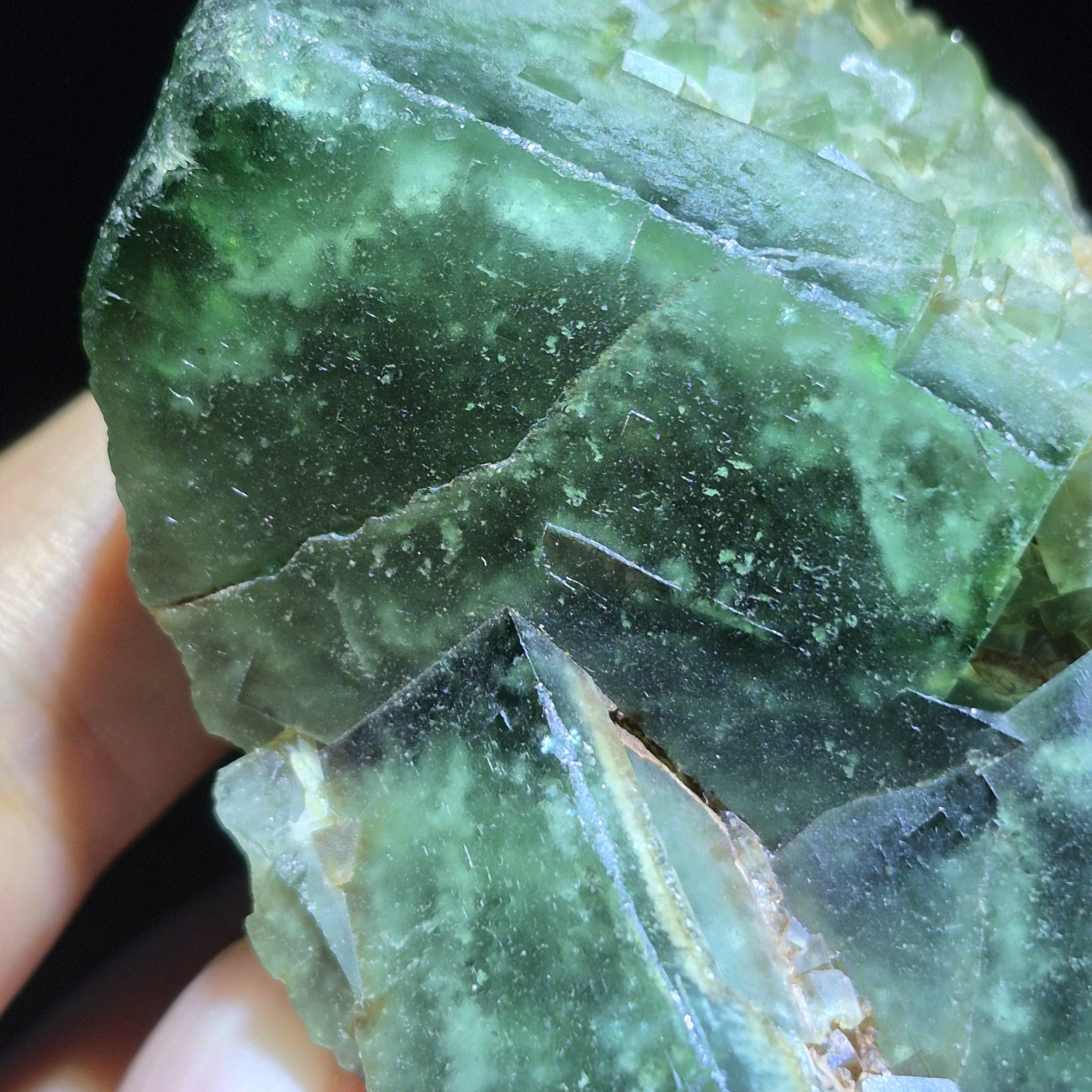 Natural Green Fluorite Specimen For Collectors