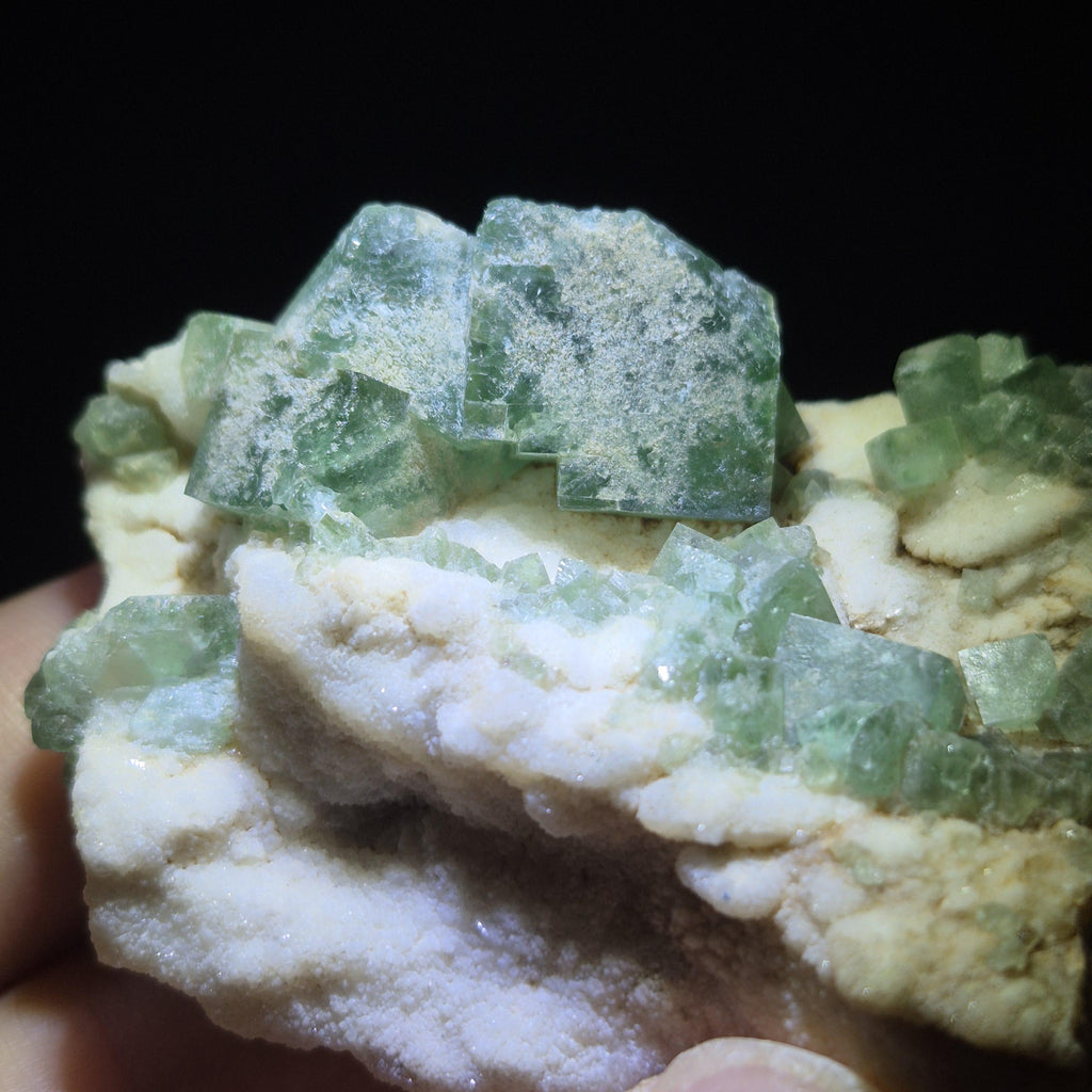 Green Fluorite Slice - Natural Fluorite Crystal Specimen -  Raw Mineral Stone