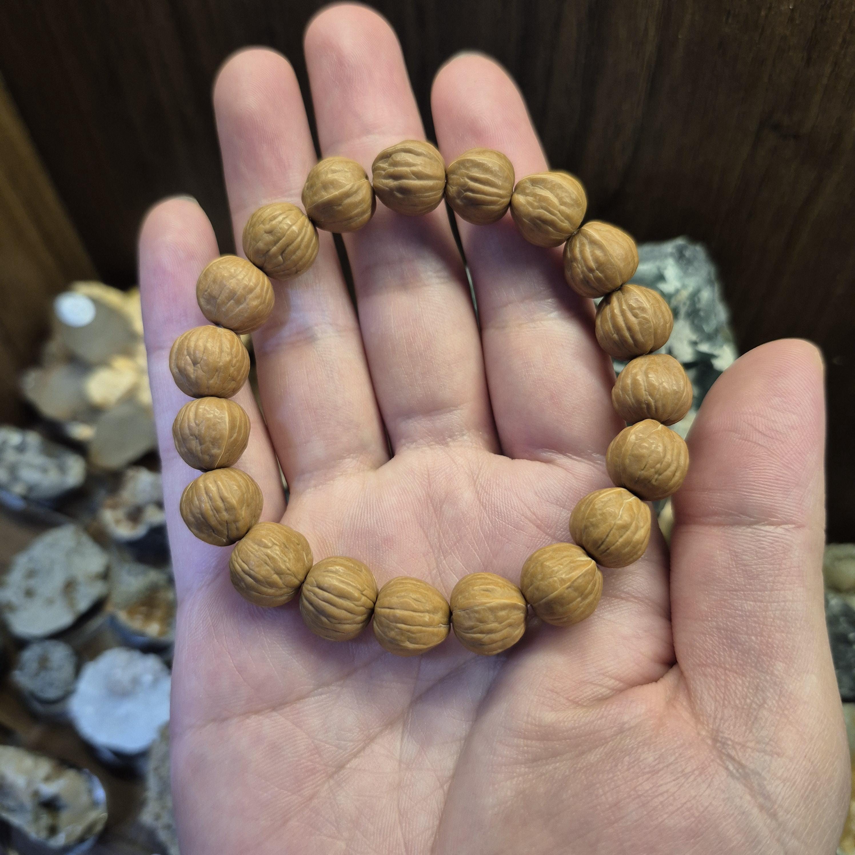 Natural Wenwan Walnut Bead 12mm Bracelet