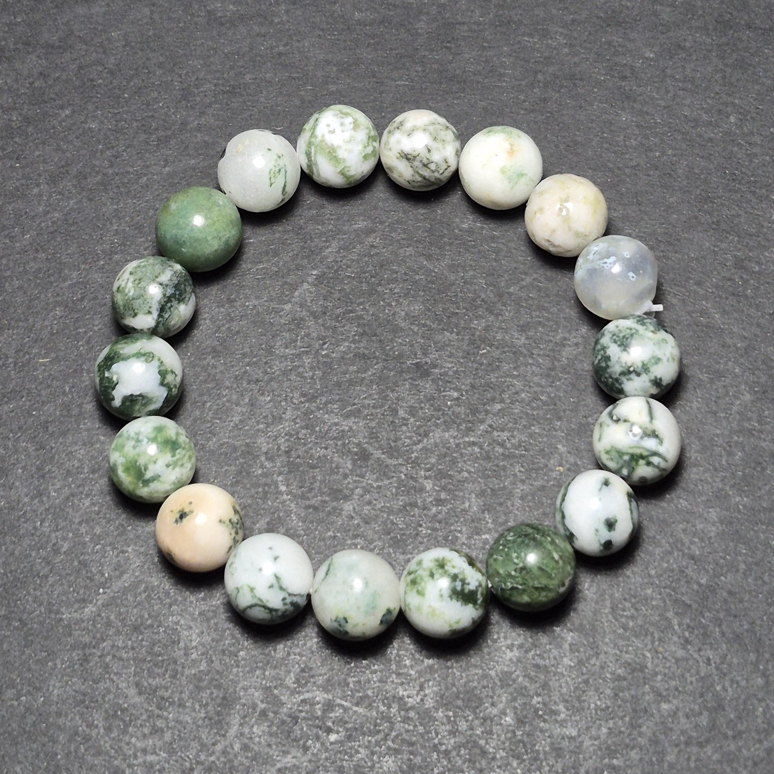 Green Marble Bracelets for Men and Women – Minimalist Jewelry Easy to Match