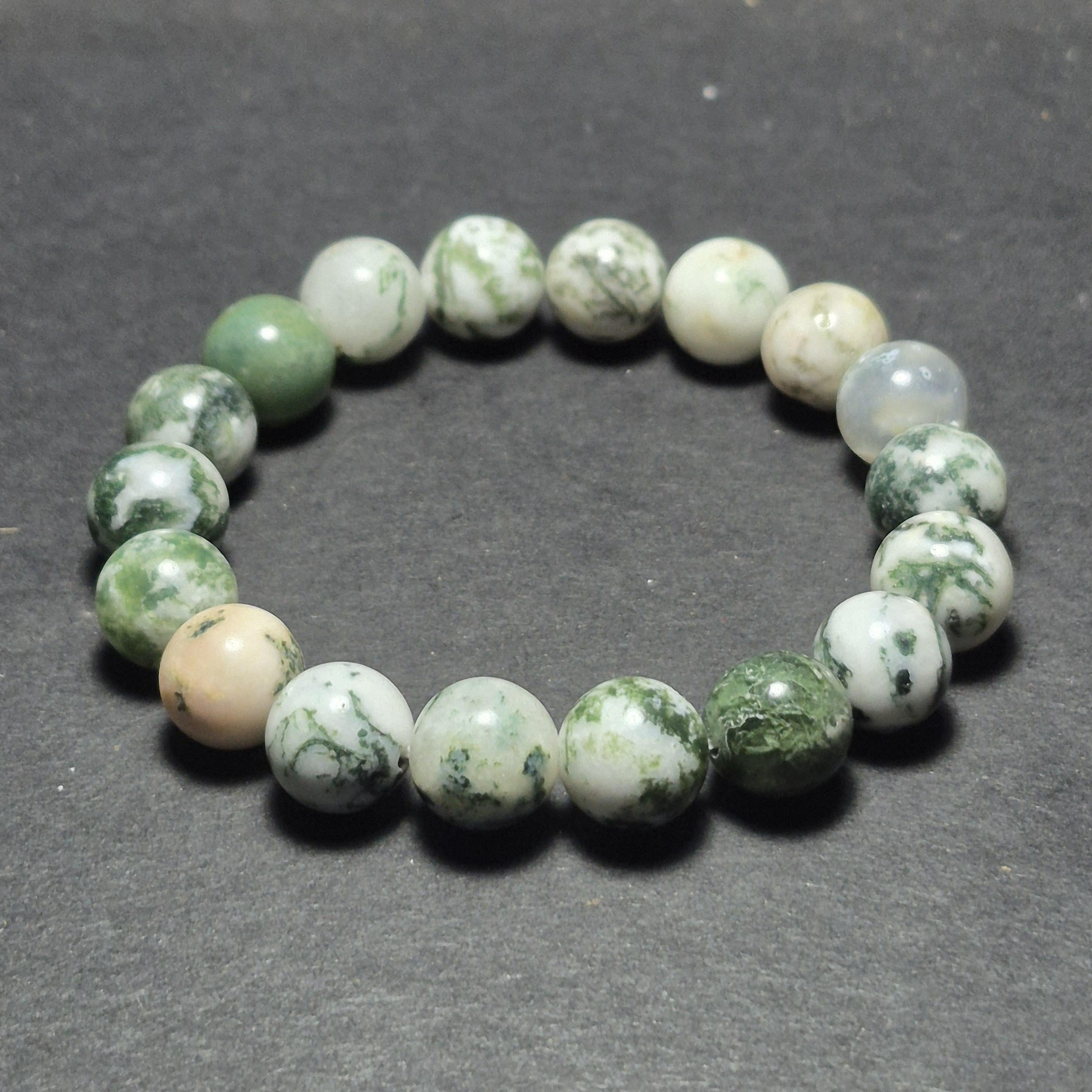Green Marble Bracelets for Men and Women – Minimalist Jewelry Easy to Match