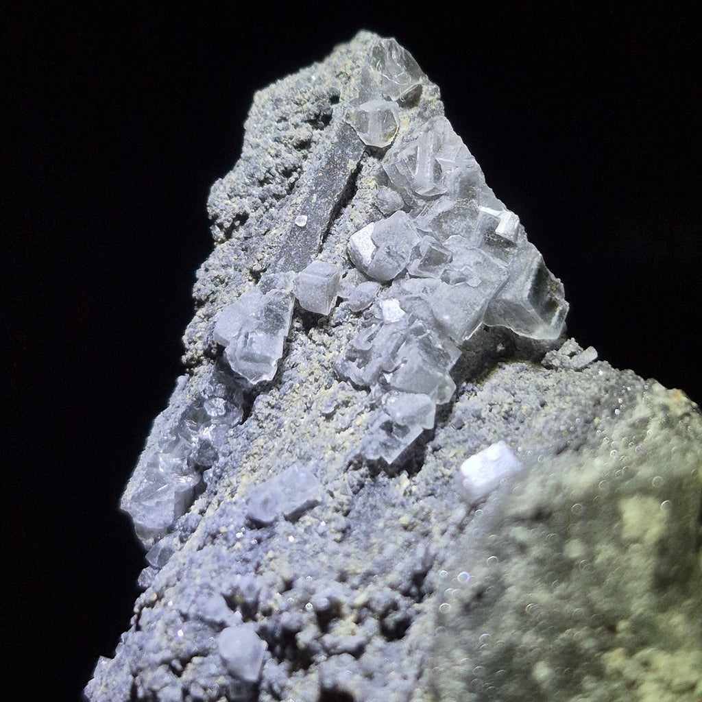 Unique Gray Fluorite Crystal, Raw Stone for Collectors