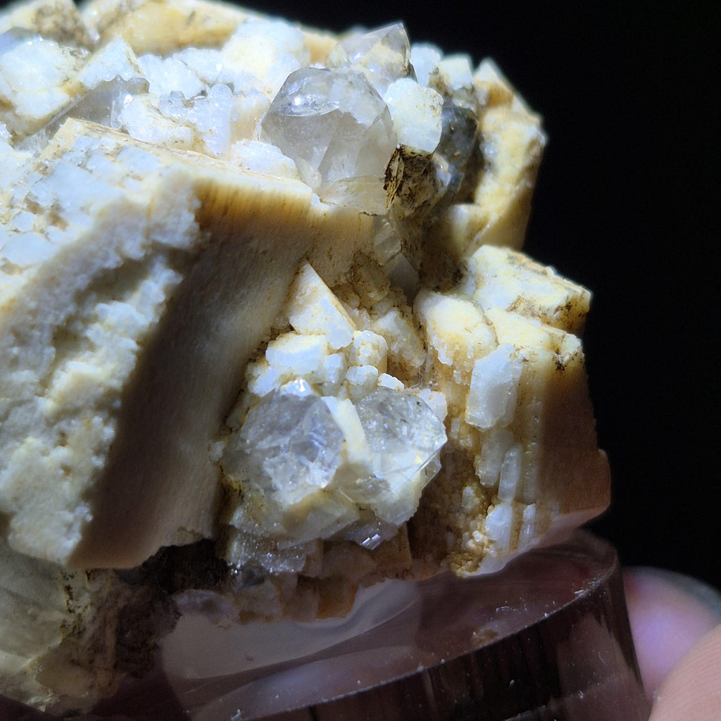 Quartz Orthoclase Feldspar Specimen – Mini Crystal Cluster for Collectors