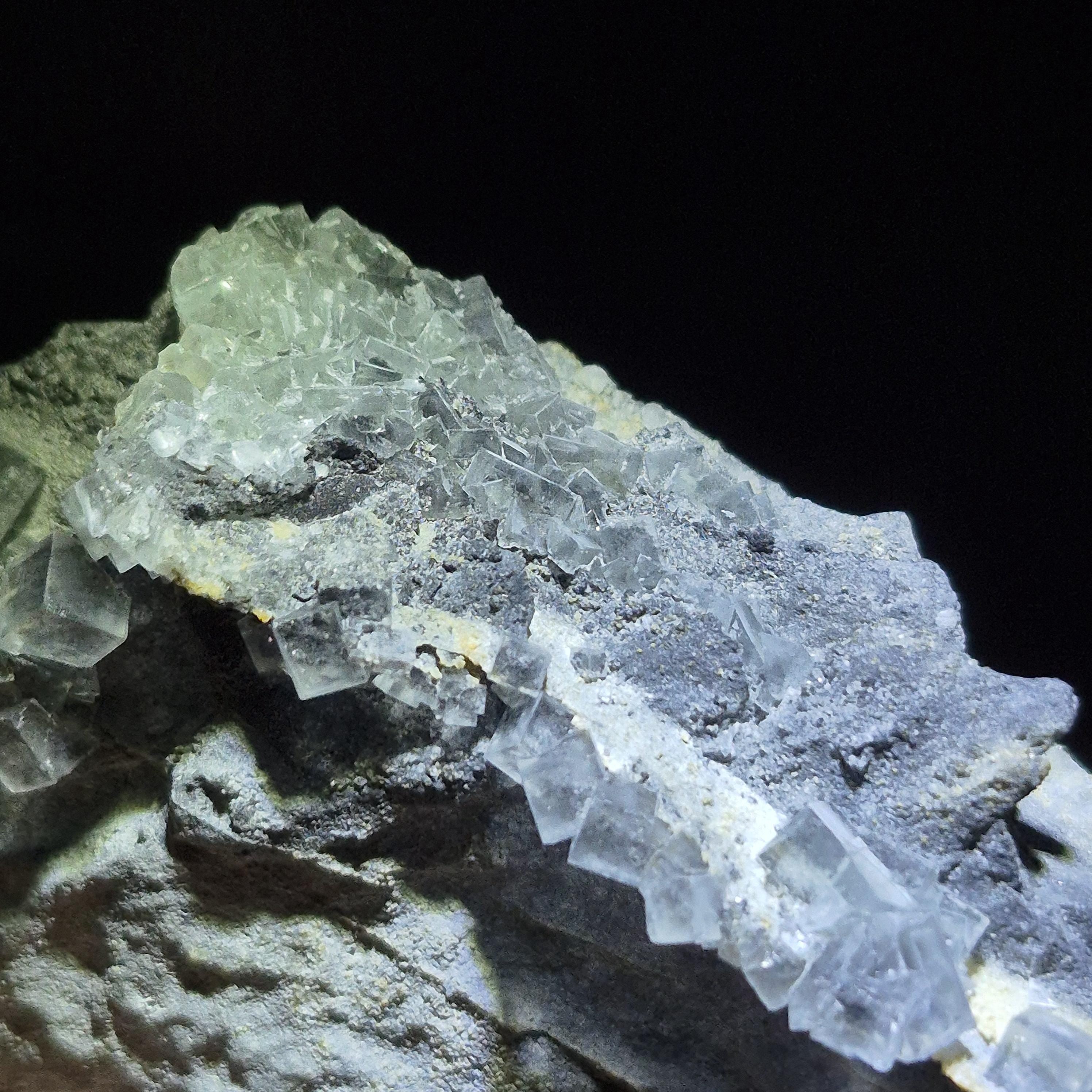 Raw Fluorite Crystal Cluster, Natural Mineral Specimen for Home Decor