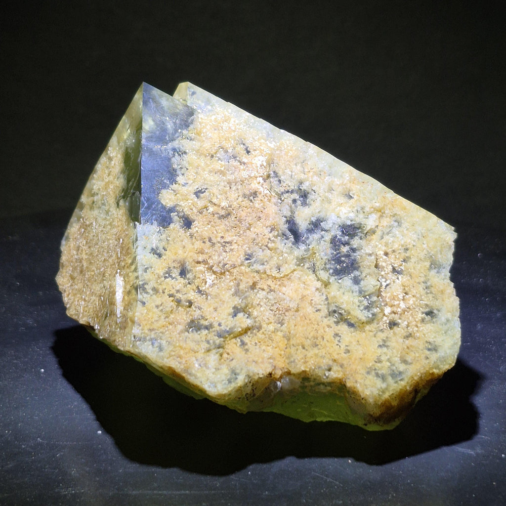 Green Fluorite Crystal Pyramid, Transparent Fluorite Point, Energy Crystal Gift