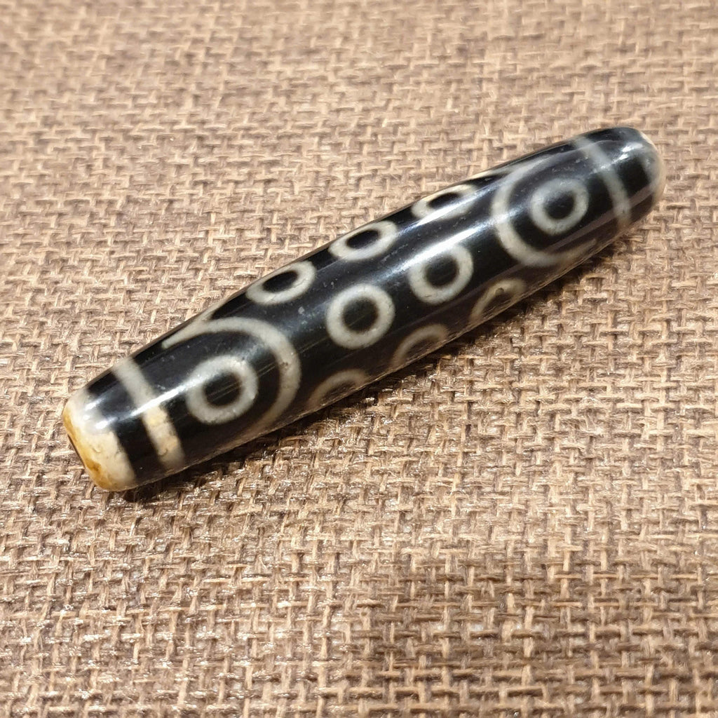 Tibetan 21 Eyes Dzi Bead, High Polished Dzi with Sharp Patterns, Premium Spiritual Talisman