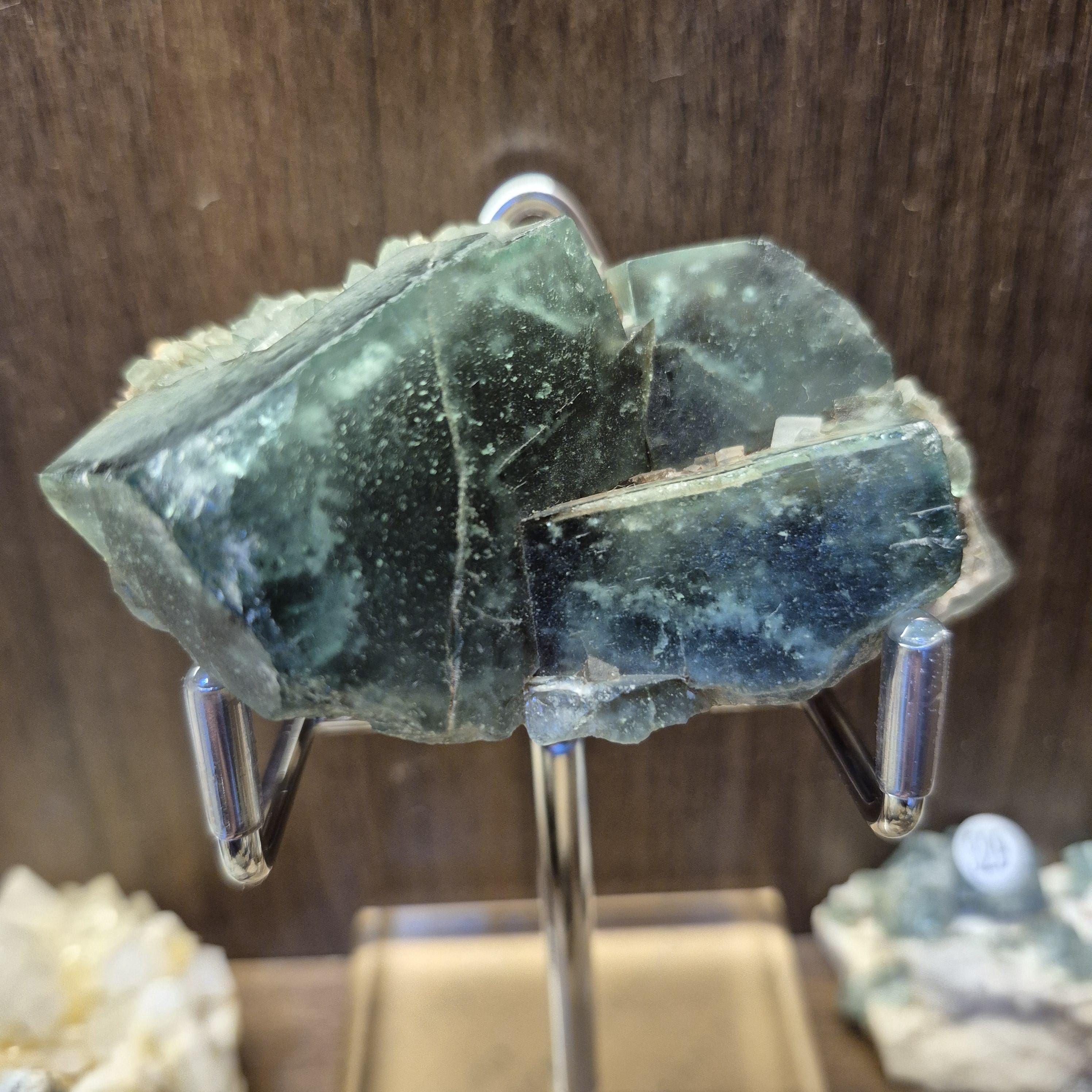 Natural Green Fluorite Specimen For Collectors
