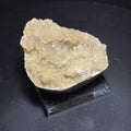 Natural Druzy Calcite on Matrix, Yellow Cream Calcite Crystals for Home Decor and Collection