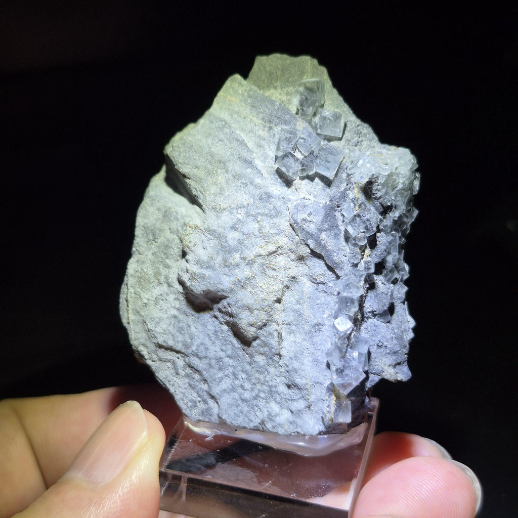 Raw Fluorite Crystal Cluster, Natural Mineral Specimen for Home Decor