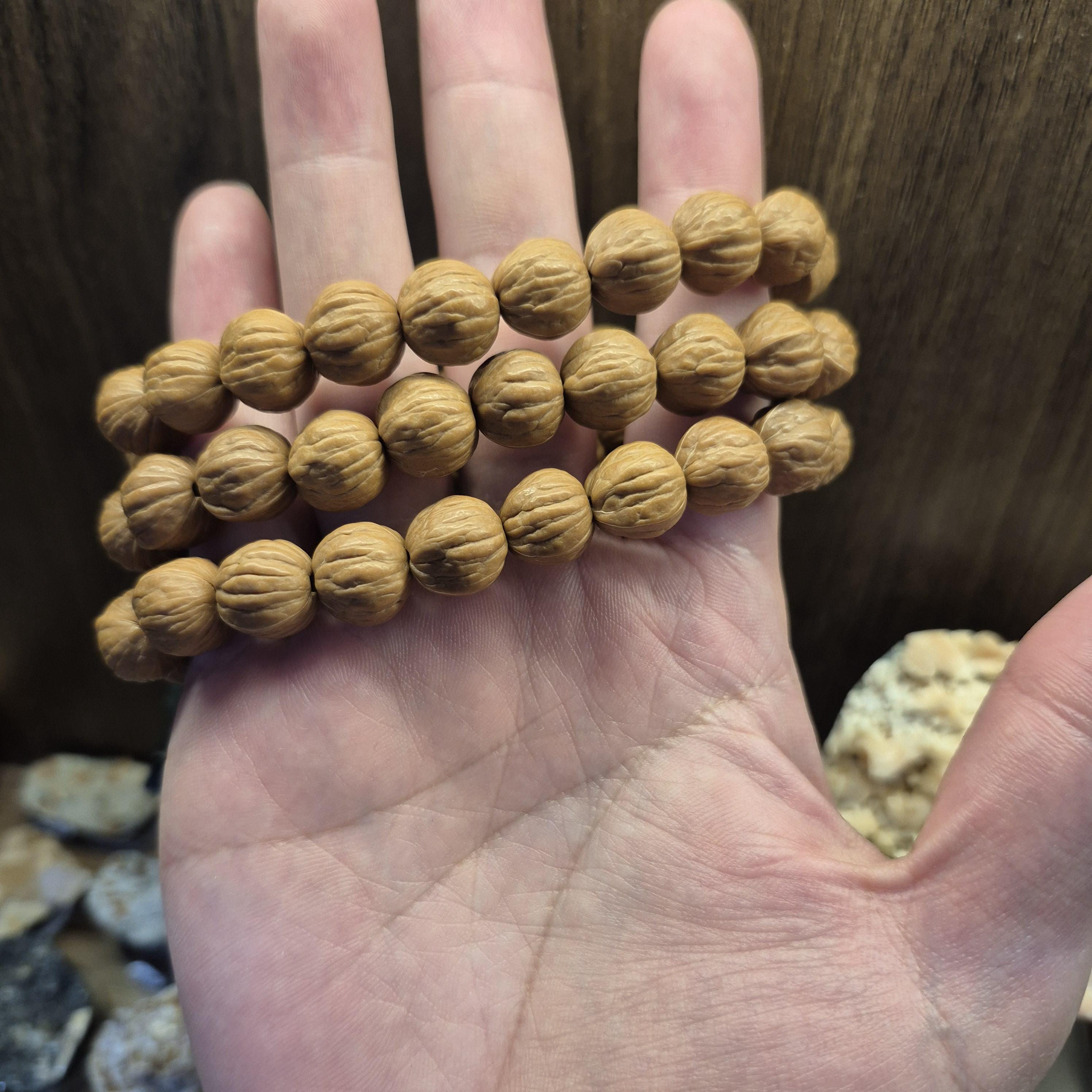 Natural Wenwan Walnut Bead 12mm Bracelet