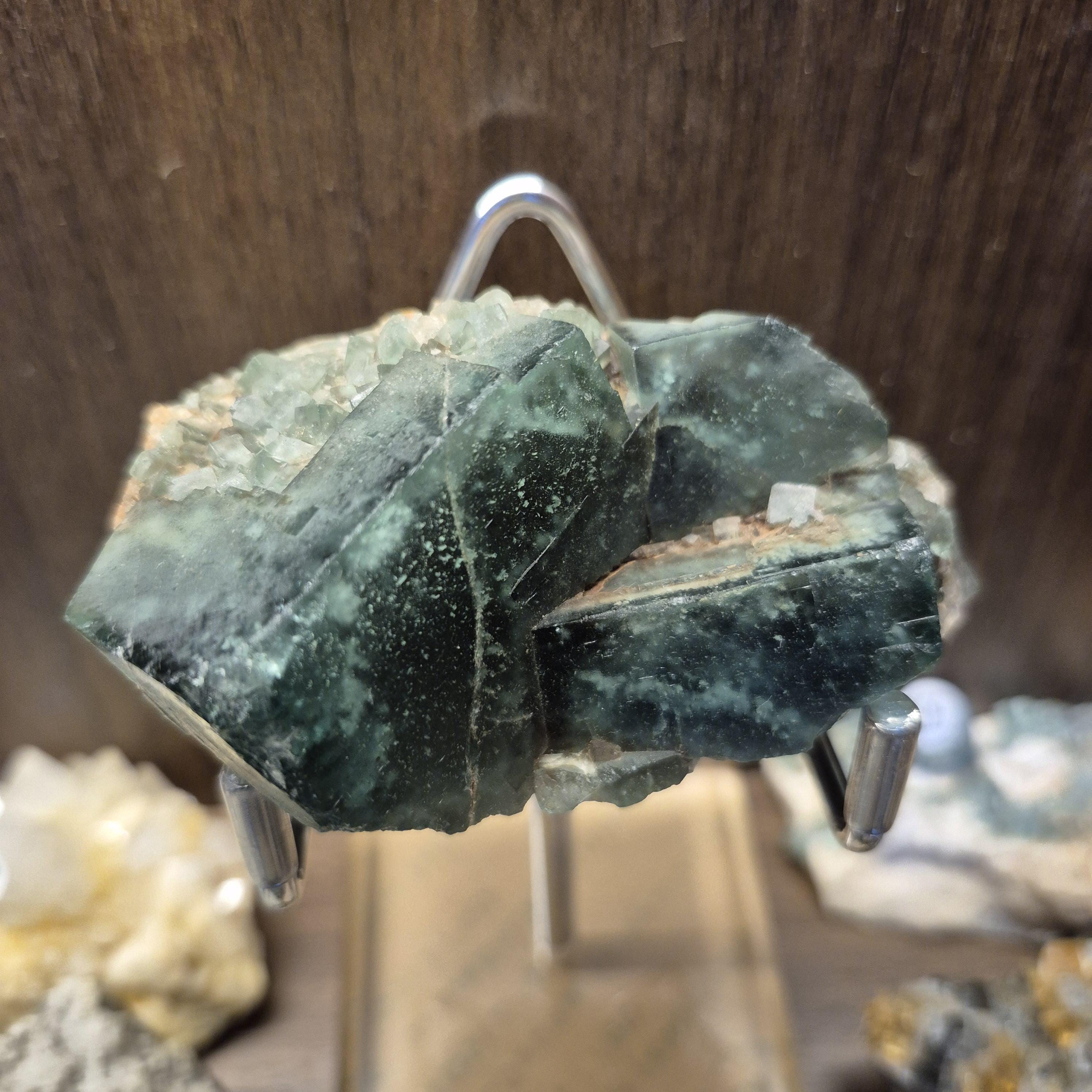 Natural Green Fluorite Specimen For Collectors