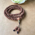 Rudraksha Mala 108 8mm Bead, Natural Rudraksha Beads, Meditation Prayer Necklace