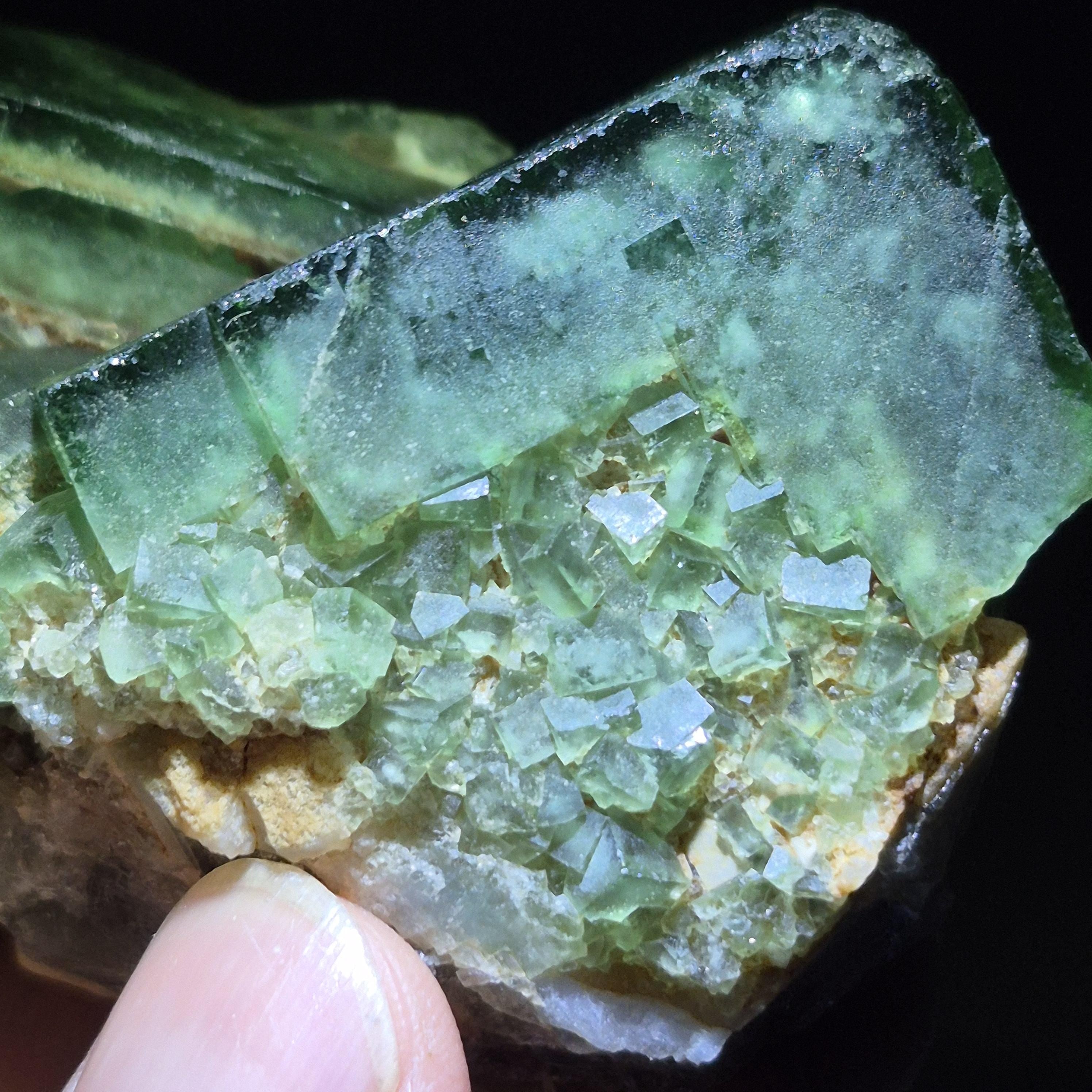 Natural Green Fluorite Specimen For Collectors