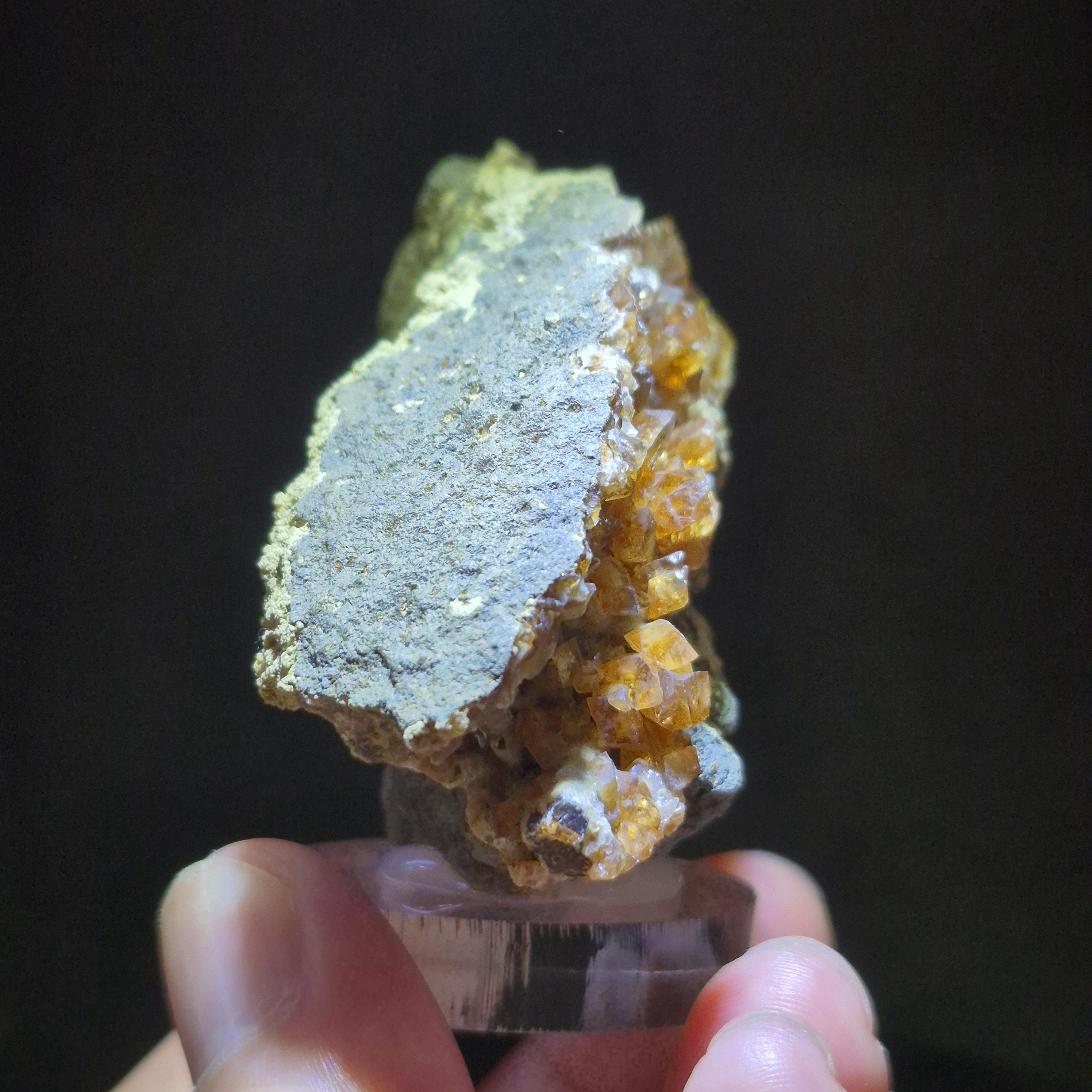 Honey Orange Calcite Mineral Specimen – Raw Crystal Mountain