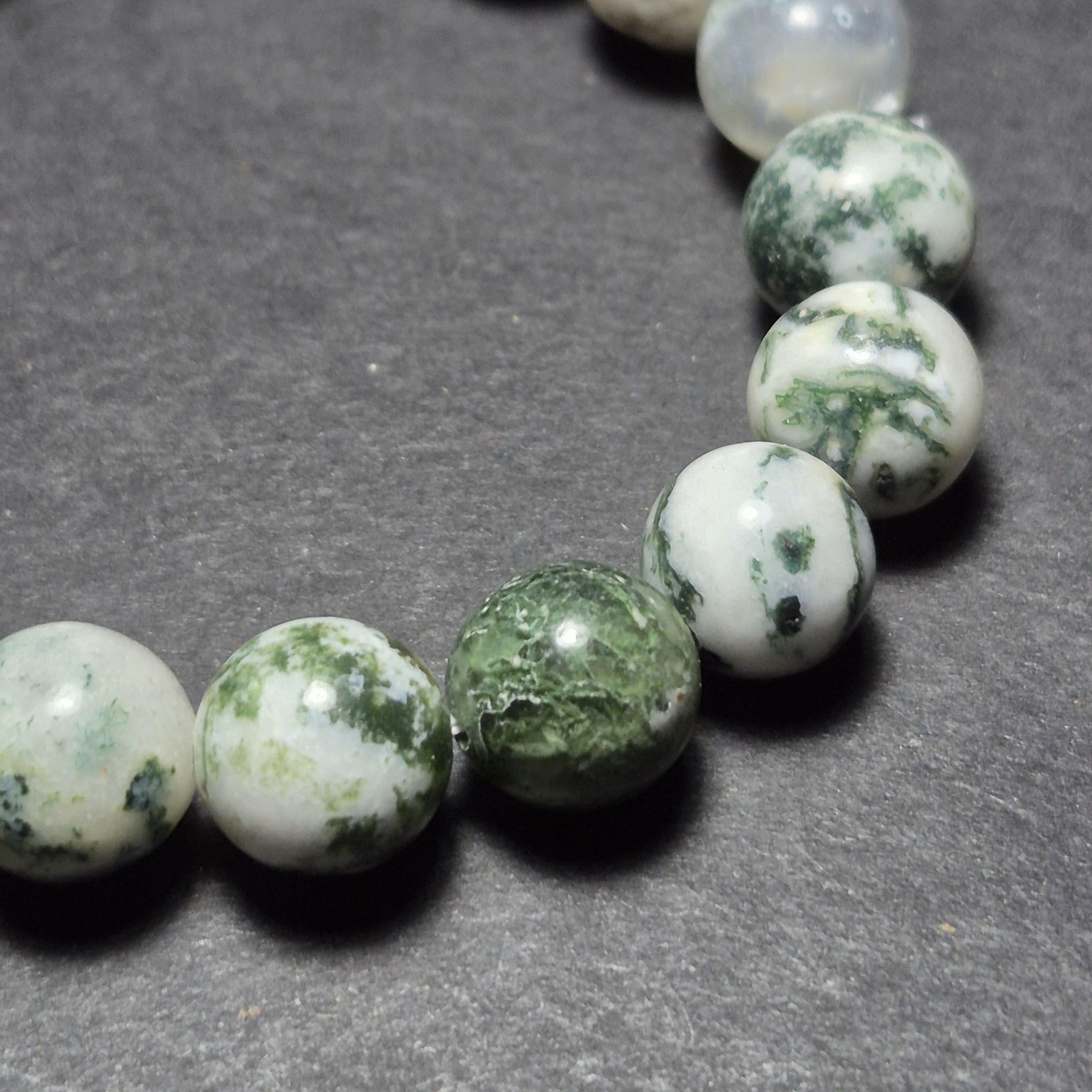 Green Marble Bracelets for Men and Women – Minimalist Jewelry Easy to Match