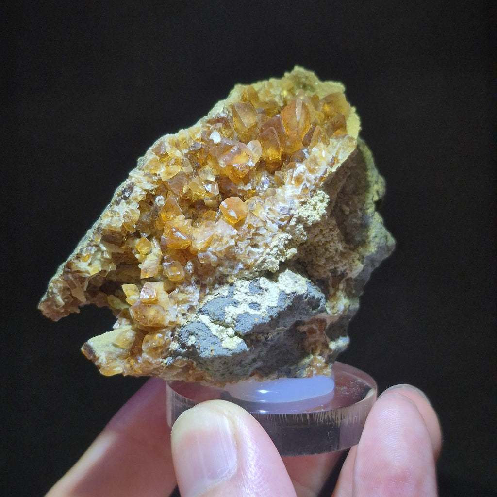 Honey Orange Calcite Mineral Specimen – Raw Crystal Mountain