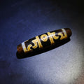 Antique Tibetan Dragon Claw Dzi Bead, Old Weathered Agate Bead 57x13mm