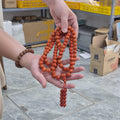 Red Coral Mala 108 Beads 14mm